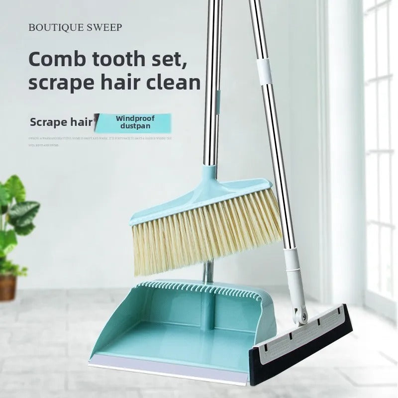 Broom with Dustpan Combo Set